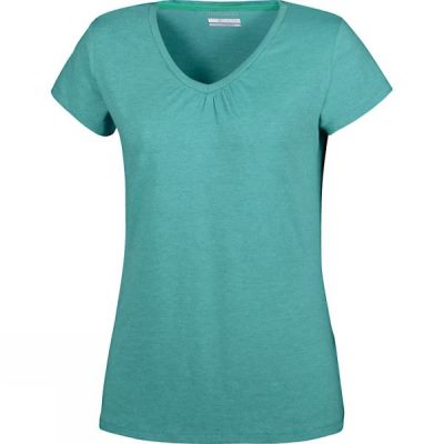 Tee Columbia Shadow Time II Mujer Verde - Chile SHR308146